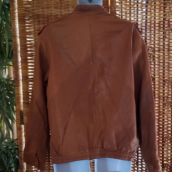 Vintage Brown Leather Jacket - Picture 9 of 16
